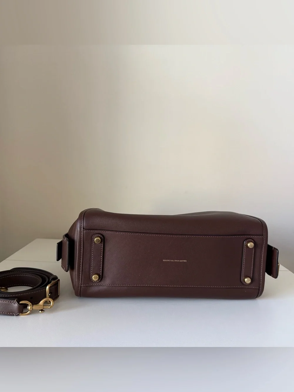 Coach Rogue 31 Leather Satchel in Maple - Picture 5 of 9
